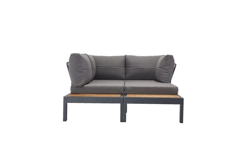 Haveloungesæt Bulskoll Træ - Grå - Have - Udendørs miljø - Altan & terrasse - Altanmøbler