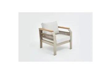 Haveloungesæt Farra Beige - Beige - Havemøbler - Loungemøbler - Sofagrupper udendørs