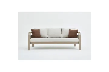 Haveloungesæt Farra Beige - Beige - Havemøbler - Loungemøbler - Sofagrupper udendørs