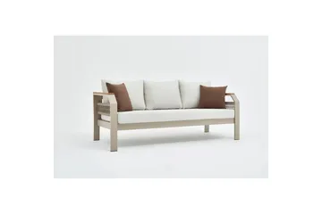 Haveloungesæt Farra Beige - Beige - Havemøbler - Loungemøbler - Sofagrupper udendørs