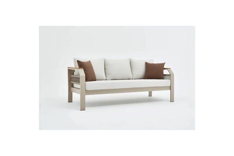Haveloungesæt Farra Beige - Beige - Have - Udendørs miljø - Altan & terrasse - Altanmøbler