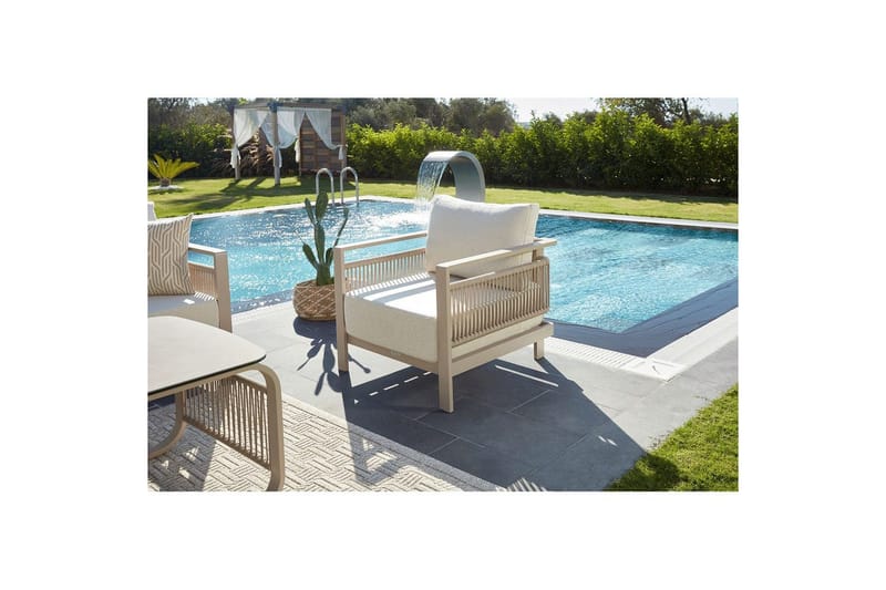 Haveloungesæt Hungirr Beige - Beige - Have - Udendørs miljø - Altan & terrasse - Altanmøbler