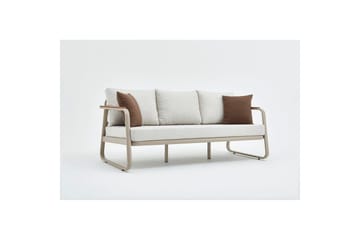 Haveloungesæt Rio Beige - Beige - Havemøbler - Loungemøbler - Sofagrupper udendørs