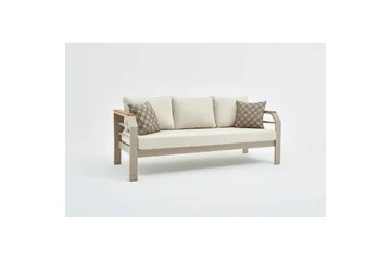 Haveloungesæt Sudassento Beige - Beige - Havemøbler - Loungemøbler - Sofagrupper udendørs