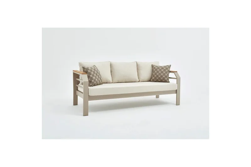 Haveloungesæt Sudassento Beige - Beige - Have - Udendørs miljø - Altan & terrasse - Altanmøbler