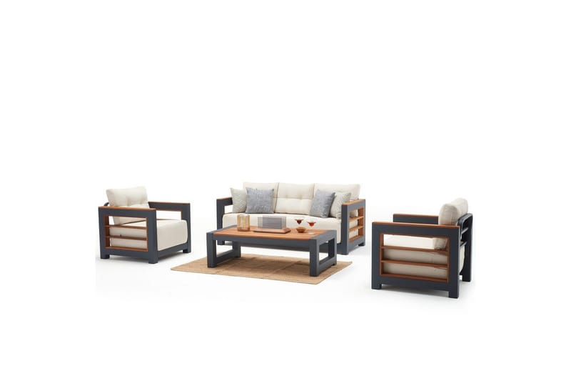 Haveloungesæt Torwyn Hvid, Hvid