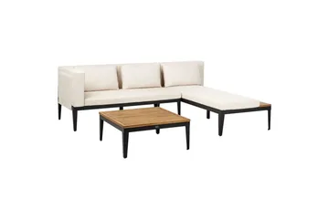 Havemøbelhjørnesofa med bord 3-sæders Bracciano - Havemøbler - Loungemøbler - Sofagrupper udendørs