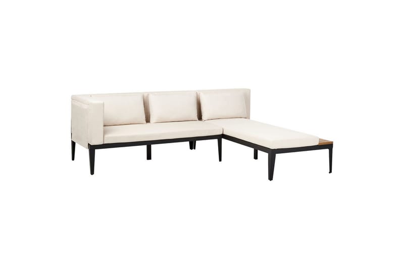 Havemøbelhjørnesofa med bord 3-sæders Bracciano - Have - Udendørs miljø - Altan & terrasse - Altanmøbler