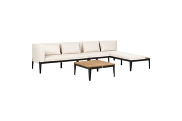 Havemøbelhjørnesofa med bord 4-sæders Bracciano - Havemøbler - Loungemøbler - Sofagrupper udendørs