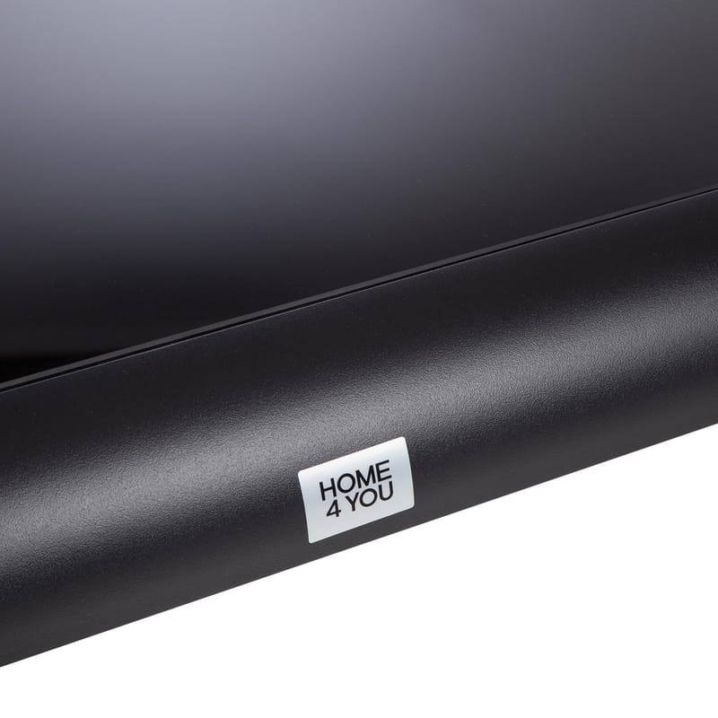 Havemøbelsæt HOME4YOU Lona bord, sofa og 2 stole Grå/Sort - Grå / sort - Have - Udendørs miljø - Altan & terrasse - Altanmøbler