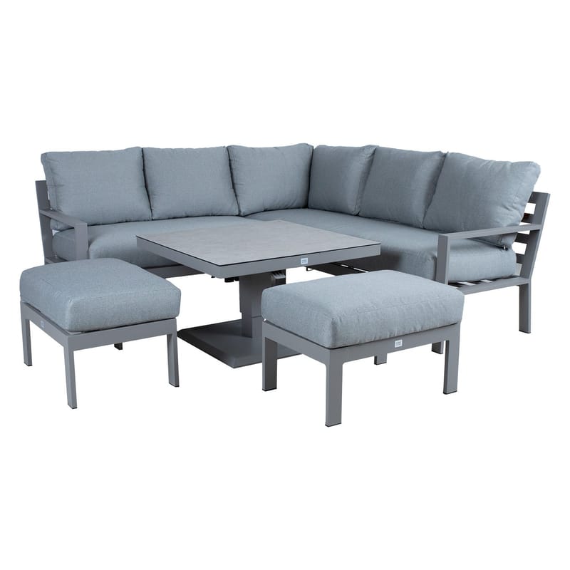 Havemøbelsæt HOME4YOU Rio 4 dele gråbeige - Grålig beige - Have - Udendørs miljø - Altan & terrasse - Altanmøbler