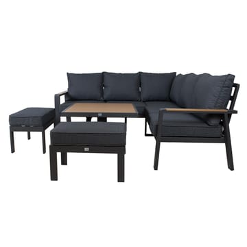 Havemøbelsæt HOME4YOU Parker Grey 4 dele - Grå - Havemøbler - Loungemøbler - Sofagrupper udendørs