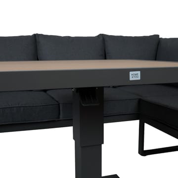 Havemøbelsæt HOME4YOU Parker Grey 4 dele - Grå - Havemøbler - Loungemøbler - Sofagrupper udendørs
