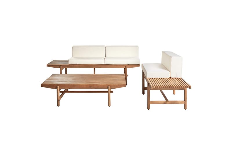 Havesofa sæt 3-personers Giaveno - Have - Udendørs miljø - Altan & terrasse - Altanmøbler