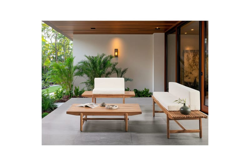 Havesofa sæt 3-personers Giaveno - Have - Udendørs miljø - Altan & terrasse - Altanmøbler