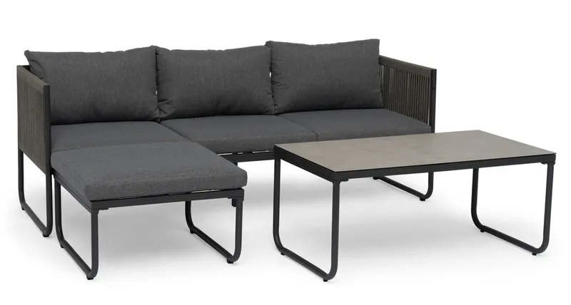 Hillerstorp Hamnborg loungegruppe, Grå