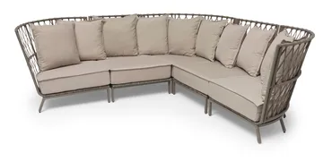Hillerstorp Jet Set Loungesofa Hjørne - Beige - Havemøbler - Loungemøbler - Loungesofaer