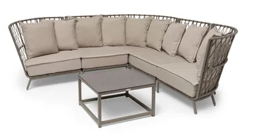 Hillerstorp Jet Set Loungesofa Hjørne - Beige - Havemøbler - Loungemøbler - Loungesofaer