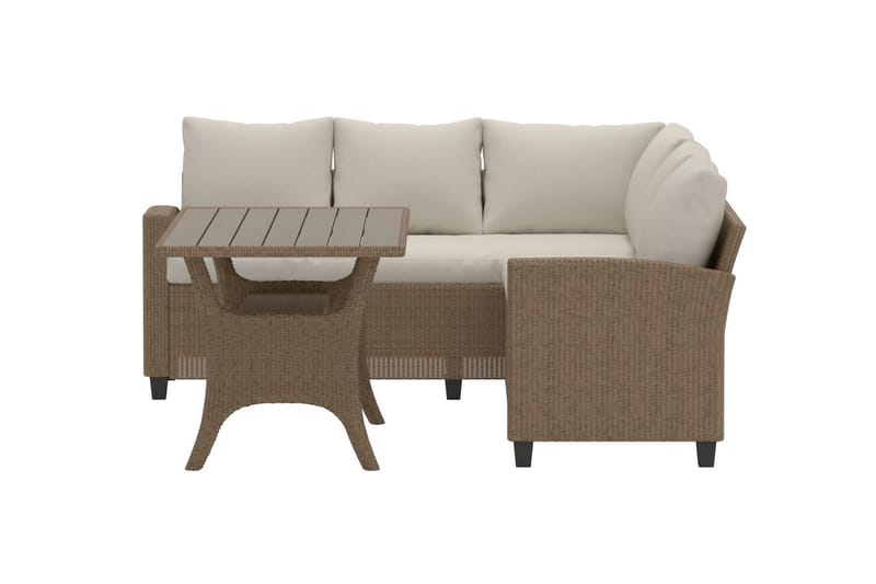 Hjørnesofa til 6 personer Brentwood Udendørs - Beige - Have - Udendørs miljø - Altan & terrasse - Altanmøbler