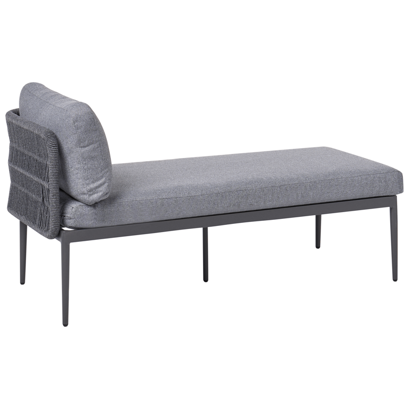 Hjørnesofa udendørs med bord 3-personers Leffe venstrevendt - Grå - Have - Udendørs miljø - Altan & terrasse - Altanmøbler