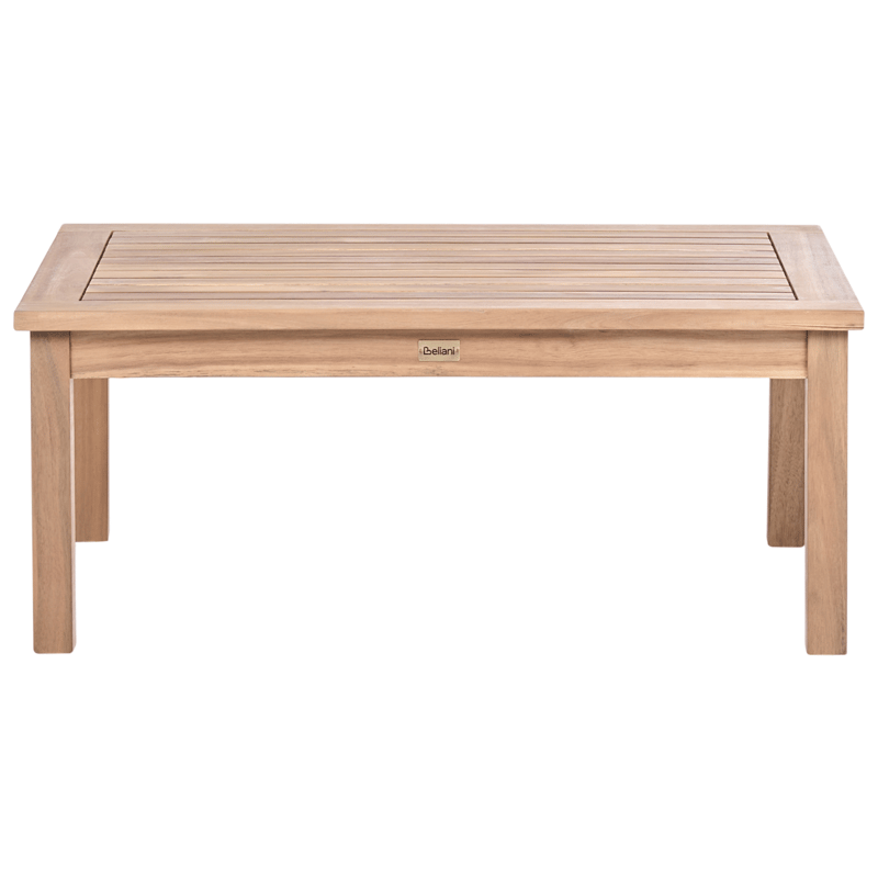 Hjørnesofa udendørs med bord 3-personers Arabba venstrevendt akacietræ - Brun/Grå - Have - Udendørs miljø - Altan & terrasse - Altanmøbler