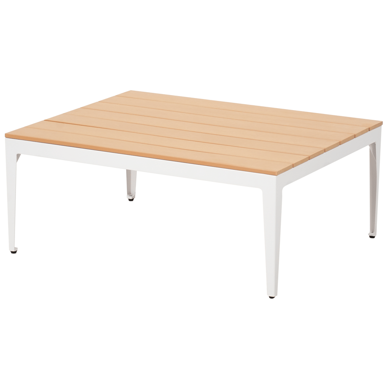 Hjørnesofa udendørs med bord 5-personers Positano - Brun/Hvid/Brun - Have - Udendørs miljø - Altan & terrasse - Altanmøbler