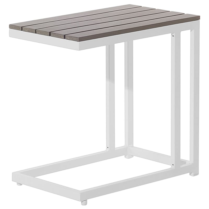 Hjørnesofa udendørs med bord 5-personers Messina venstrevendt - Hvid/Beige/Grøn - Have - Udendørs miljø - Altan & terrasse - Altanmøbler