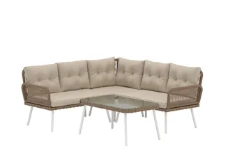 Ibiza hjørnesofasæt udendørs - Beige - Havemøbler - Loungemøbler - Sofagrupper udendørs