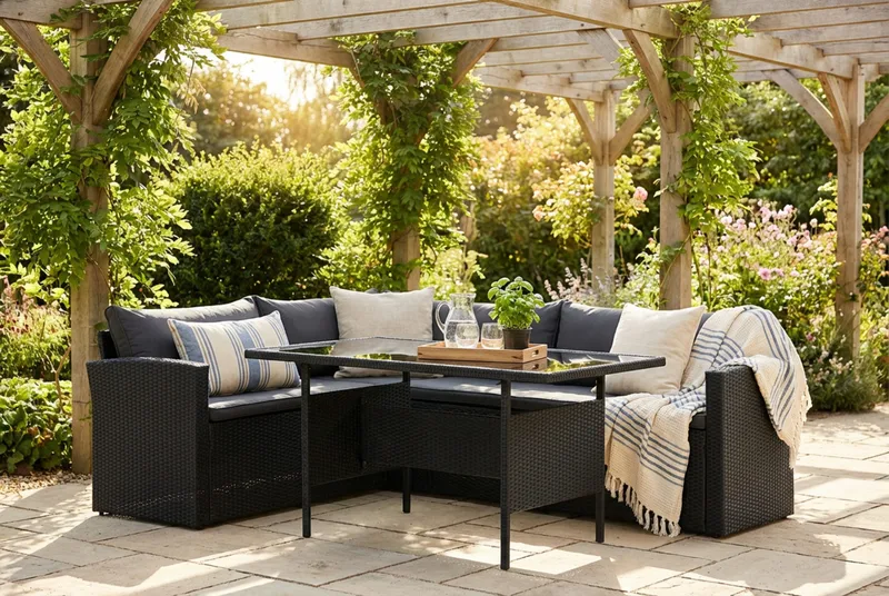 James Light Sofagruppe 5-personers - Sort - Have - Udendørs miljø - Altan & terrasse - Altanmøbler