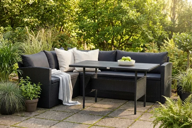 James Light Sofagruppe 5-personers - Sort - Have - Udendørs miljø - Altan & terrasse - Altanmøbler