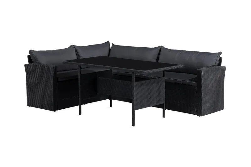 James Light Sofagruppe 5-personers, Sort