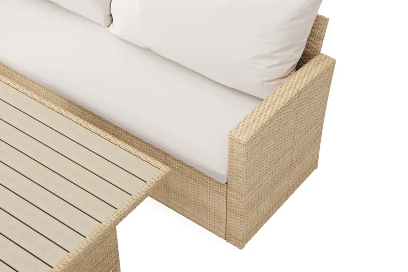James Light sofasæt til udendørs brug 5-personers – venstre - Beige - Have - Udendørs miljø - Altan & terrasse - Altanmøbler