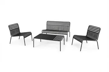 Jarva lille 4-personers sofasæt til udendørsbrug i metal