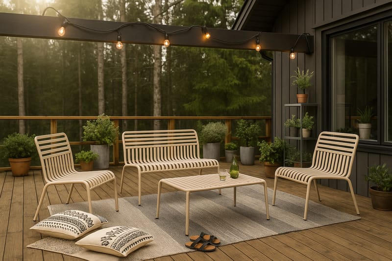 Jarva Sofagruppe - Taupe - Have - Udendørs miljø - Altan & terrasse - Altanmøbler
