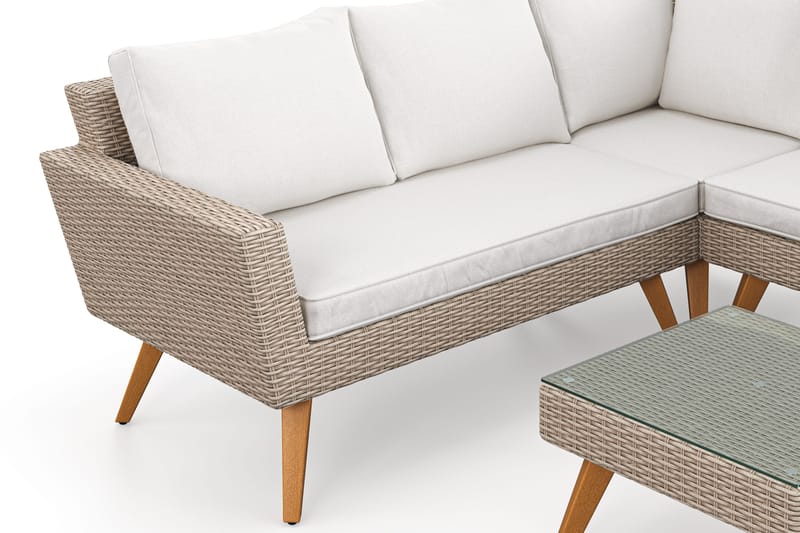 Karlskrona Loungegruppe Udendørs - Brun - Have - Udendørs miljø - Altan & terrasse - Altanmøbler