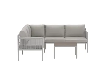 Kos hjørnesofasæt udendørs - Beige - Havemøbler - Loungemøbler - Sofagrupper udendørs