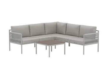 Kos hjørnesofasæt udendørs - Beige - Havemøbler - Loungemøbler - Sofagrupper udendørs