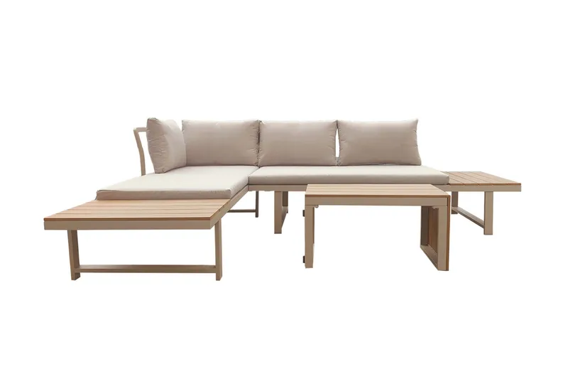 Lainelle Sofagruppe - Beige - Have - Udendørs miljø - Altan & terrasse - Altanmøbler