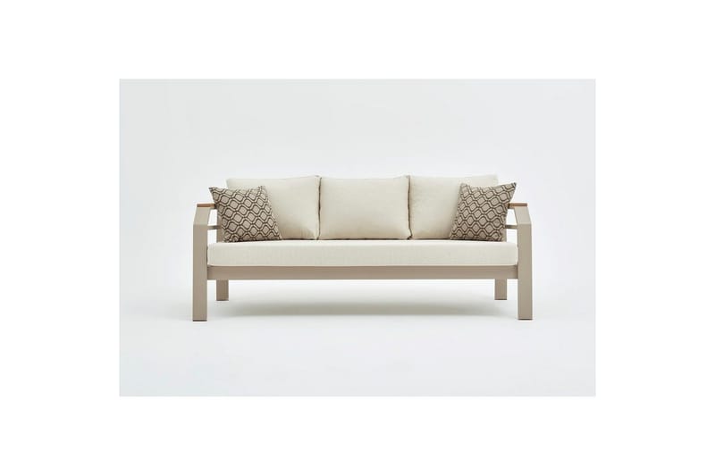 Lassento Udendørs sofasæt 5 pers. - Beige - Have - Udendørs miljø - Altan & terrasse - Altanmøbler