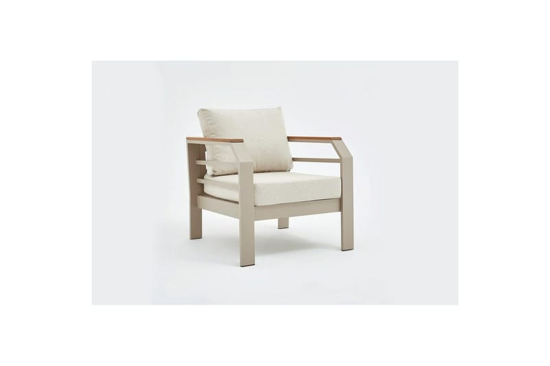 Lassento Udendørs sofasæt 5 pers. - Beige - Have - Udendørs miljø - Altan & terrasse - Altanmøbler