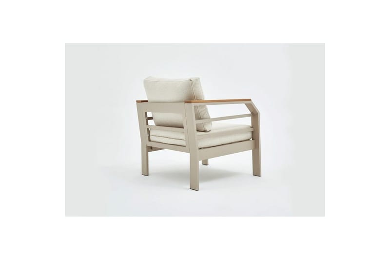 Lassento Udendørs sofasæt 5 pers. - Beige - Have - Udendørs miljø - Altan & terrasse - Altanmøbler