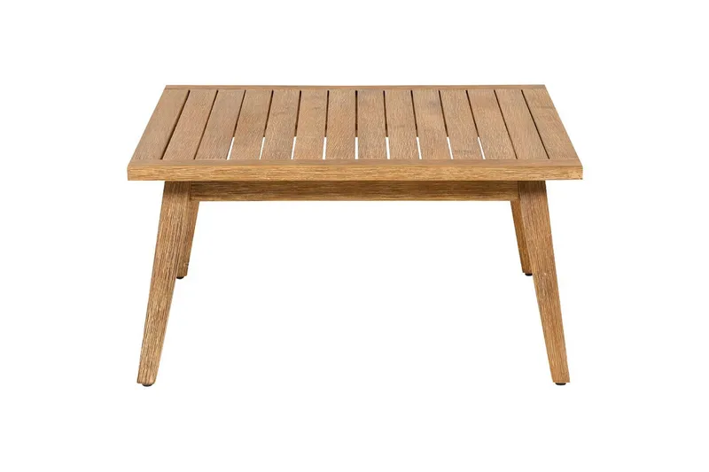 Loungegrupp Beliani Alcamo Beige||Light wood||White - Havemøbler - Loungemøbler - Sofagrupper udendørs