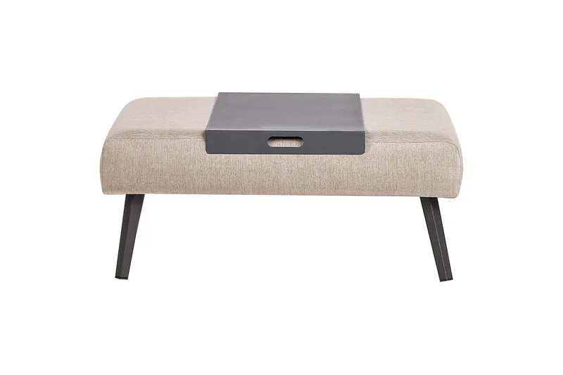 Loungegrupp Beliani Sorrivoli Beige||Grey - Havemøbler - Loungemøbler - Sofagrupper udendørs