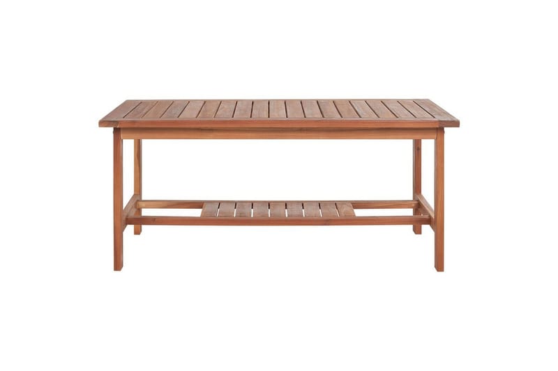 Loungegrupp med bord Beliani Altidona Light wood||White - Havemøbler - Loungemøbler - Sofagrupper udendørs