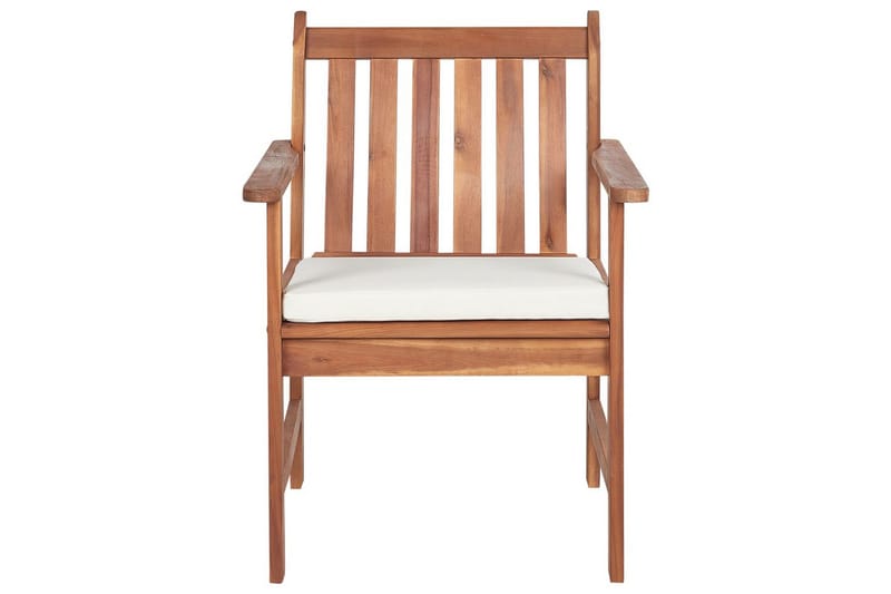 Loungegrupp med bord Beliani Altidona Light wood||White - Havemøbler - Loungemøbler - Sofagrupper udendørs