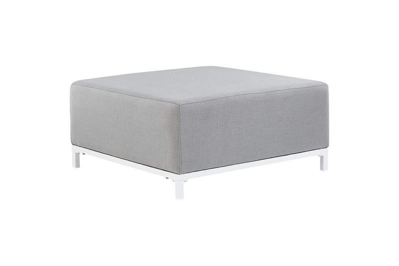 Loungegrupp med bord Beliani Rovigo Grey||White - Havemøbler - Loungemøbler - Sofagrupper udendørs