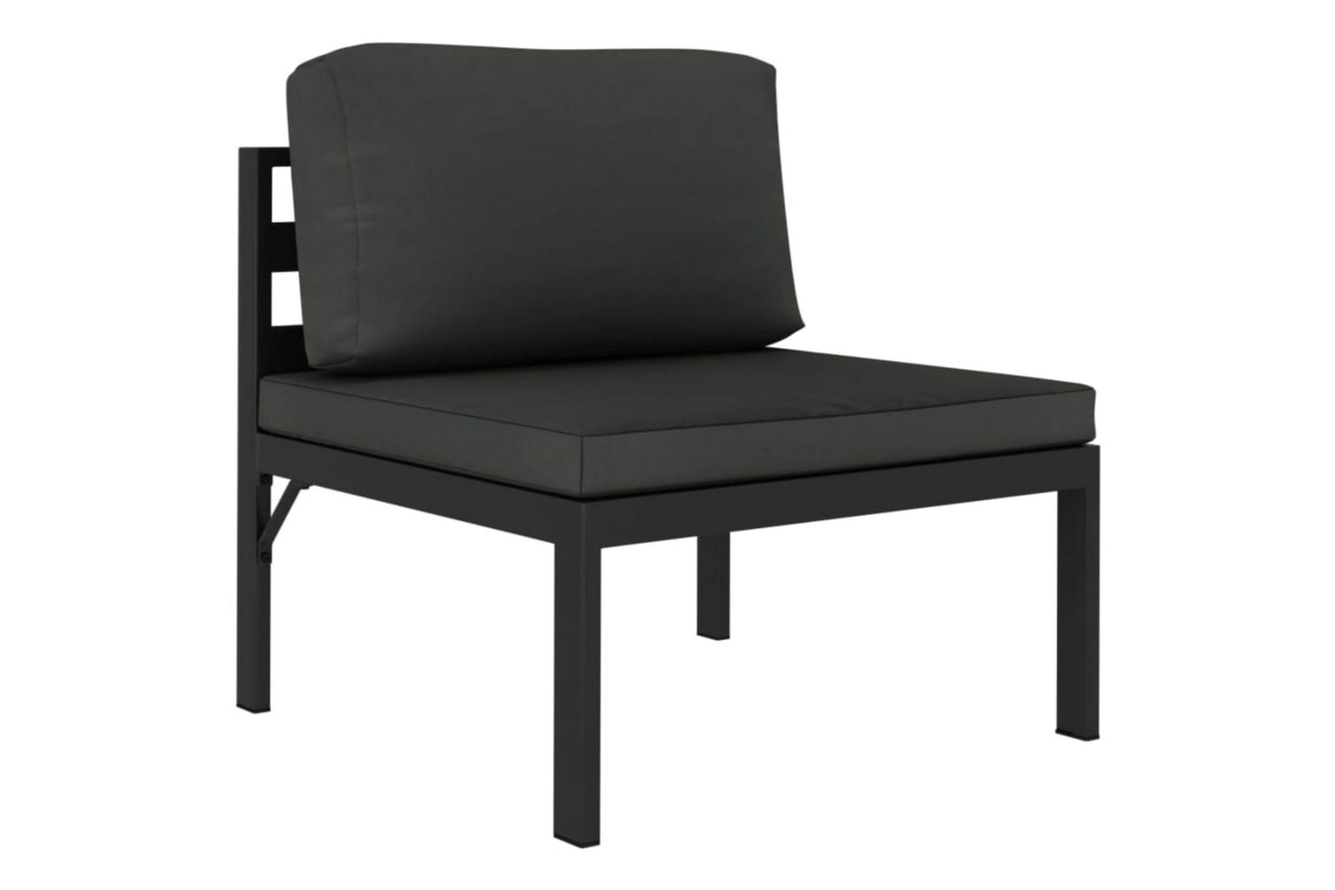 loungesæt til haven 10 dele med hynder aluminium antracitgrå - Antracit - Have - Udendørs miljø - Altan & terrasse - Altanmøbler