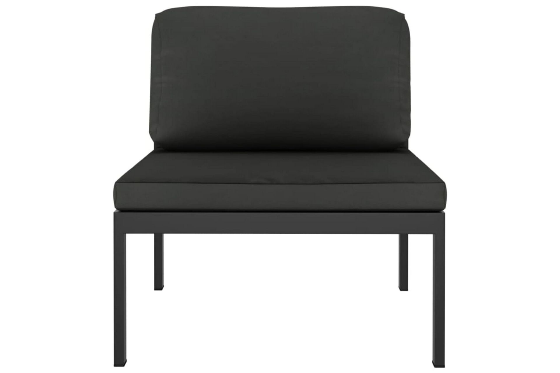 loungesæt til haven 10 dele med hynder aluminium antracitgrå - Antracit - Have - Udendørs miljø - Altan & terrasse - Altanmøbler