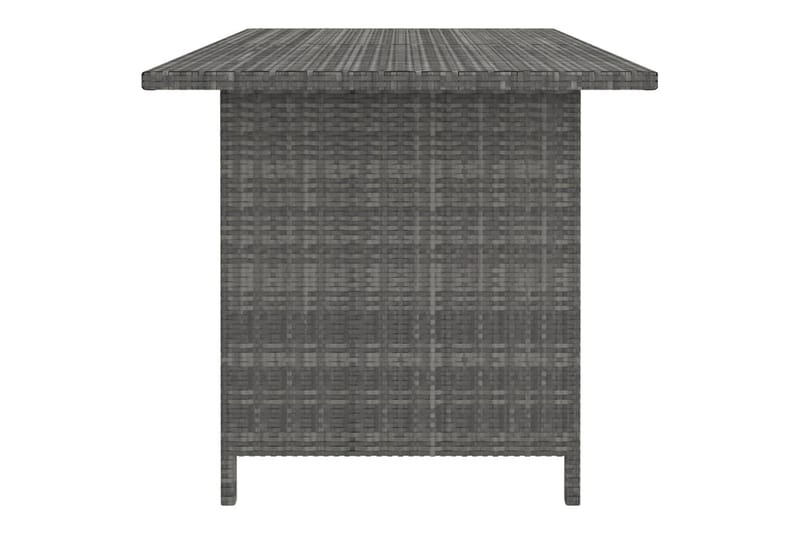 loungesæt til haven 10 dele med hynder polyrattan grå - Grå - Have - Udendørs miljø - Altan & terrasse - Altanmøbler