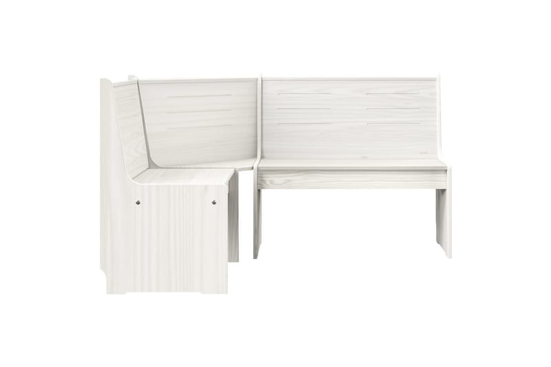 loungesæt til haven 3 dele massivt fyrretræ hvid - Hvid - Have - Udendørs miljø - Altan & terrasse - Altanmøbler